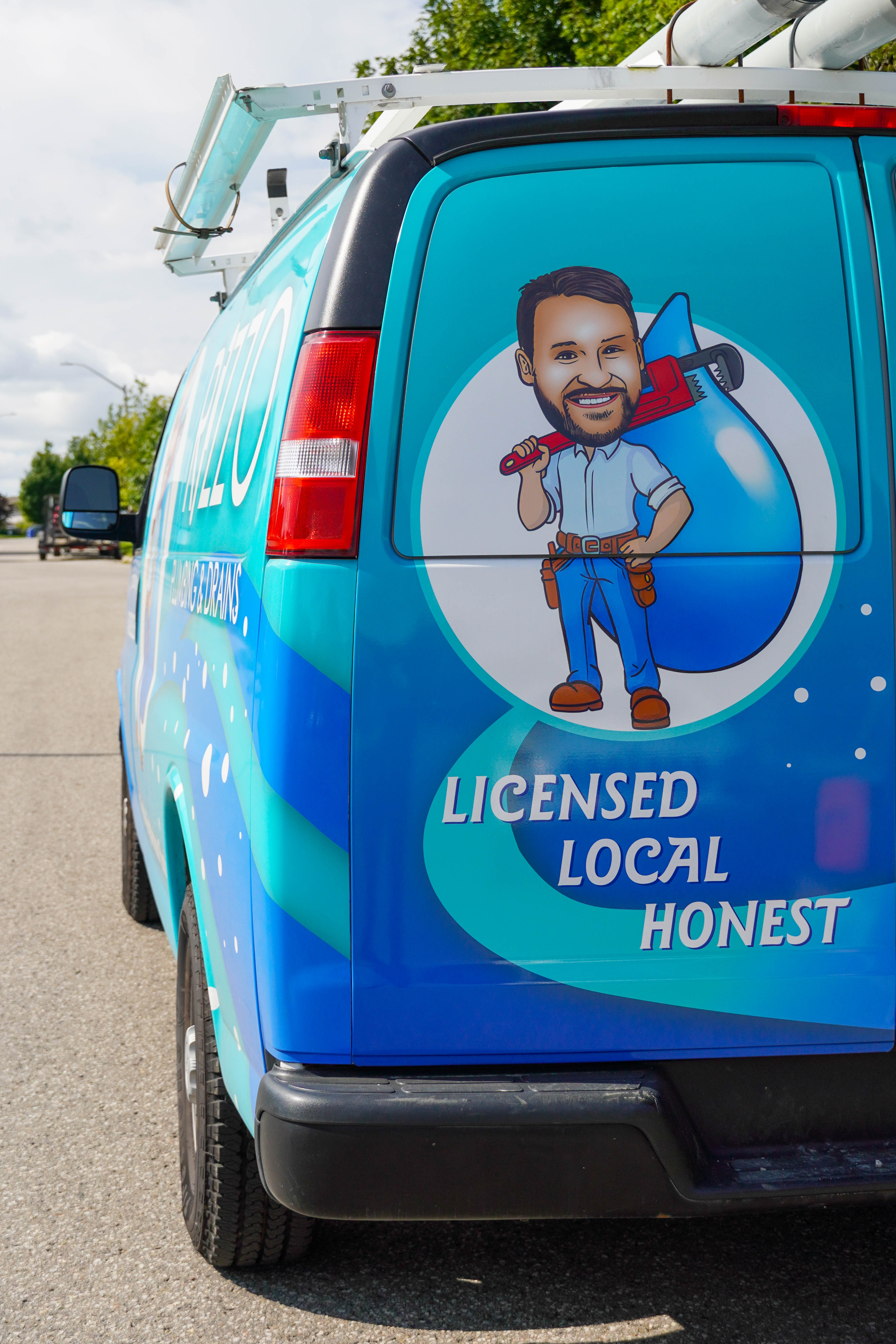 Rizzo Plumbing Van