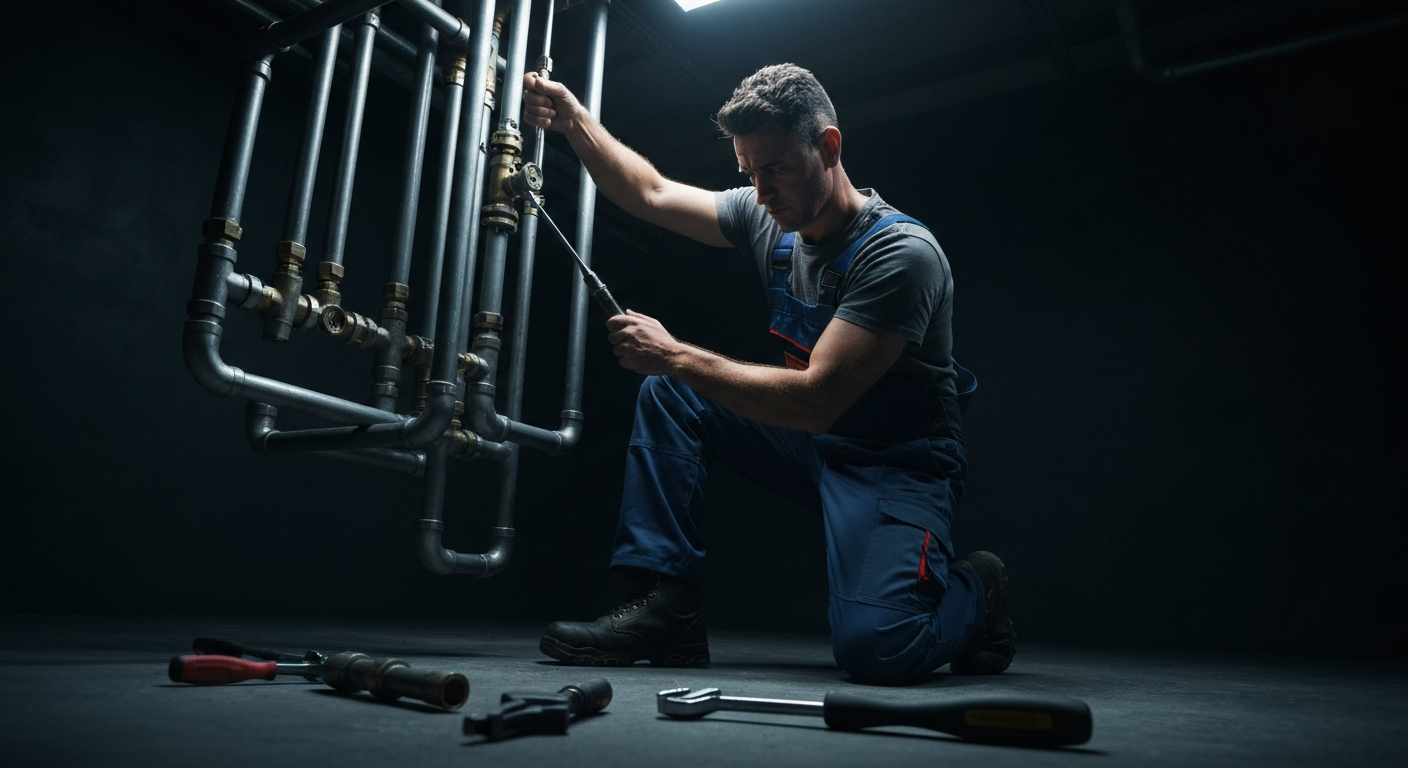 Professional plumber