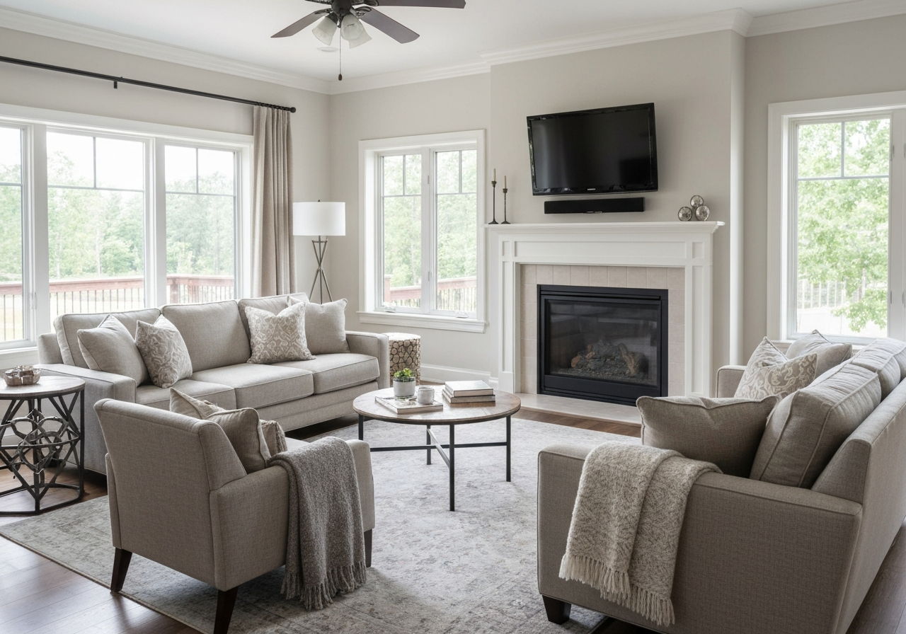 Restored Living Room