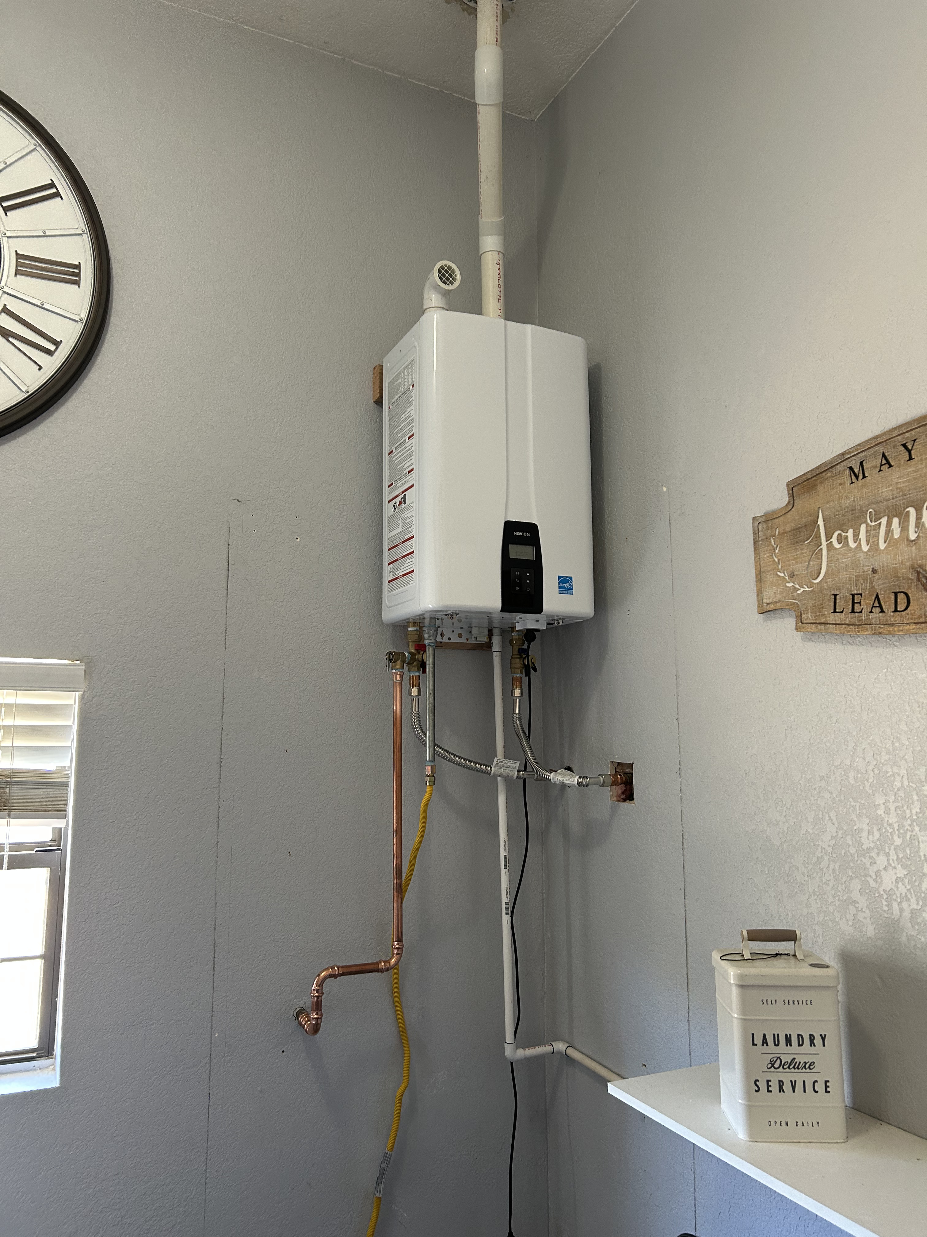 Tankless Water Heater Setup