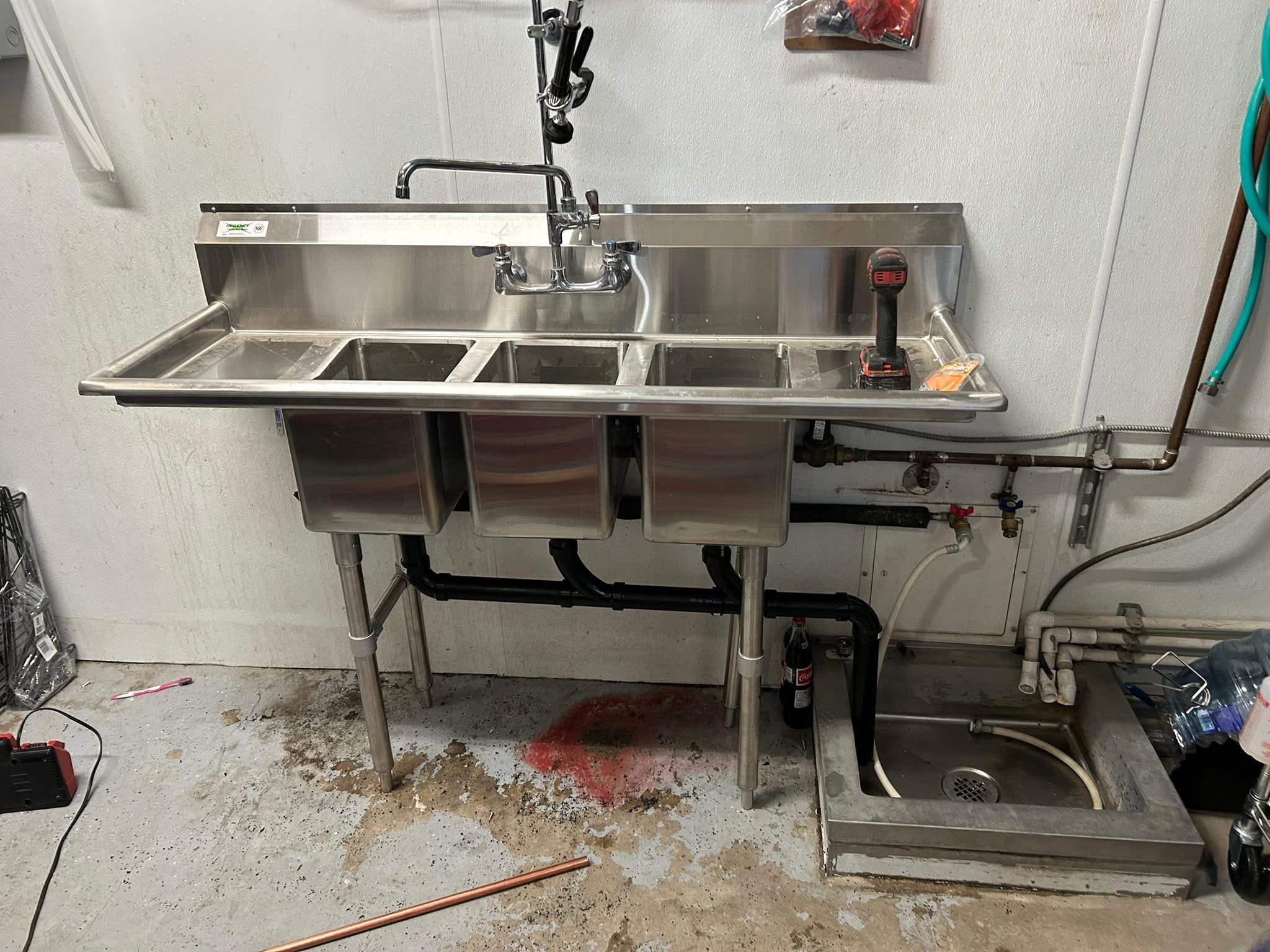 Kitchen Sink Plumbing