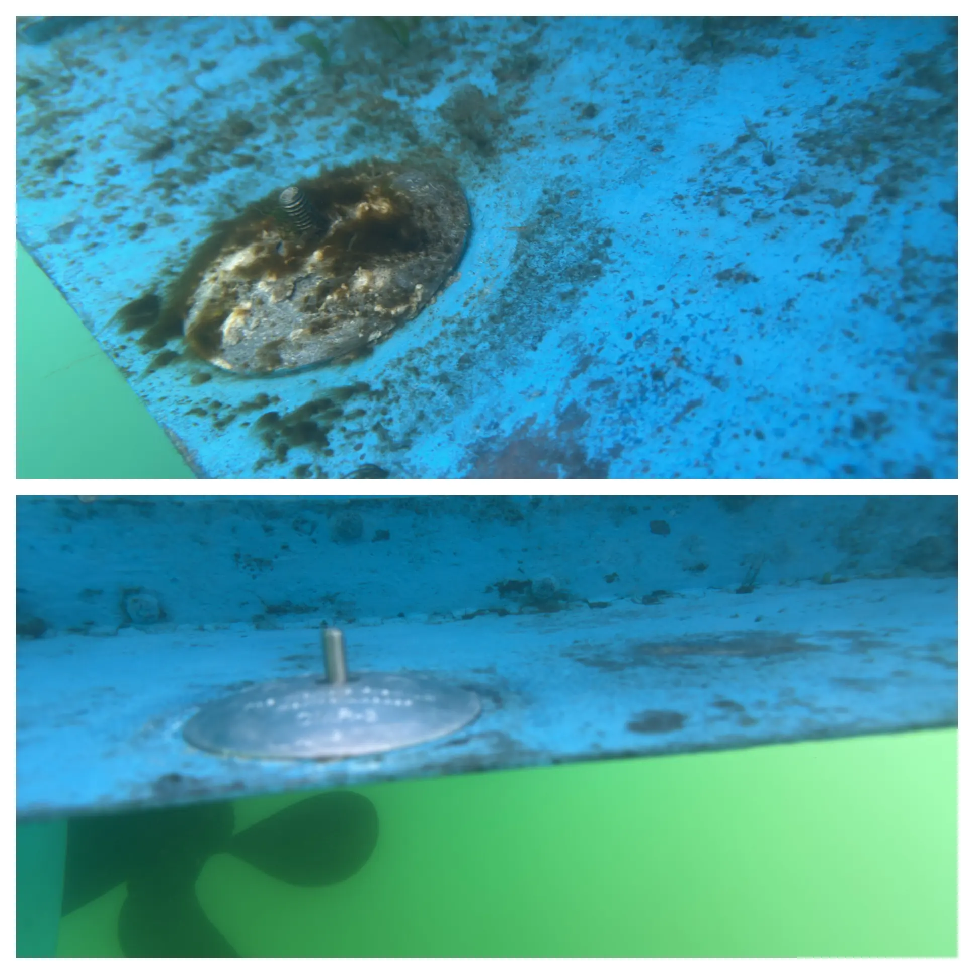 Zinc Anode Before and After Comparison