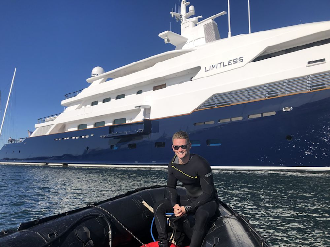 Chris Ogden - Professional yacht diver in Rhode Island
