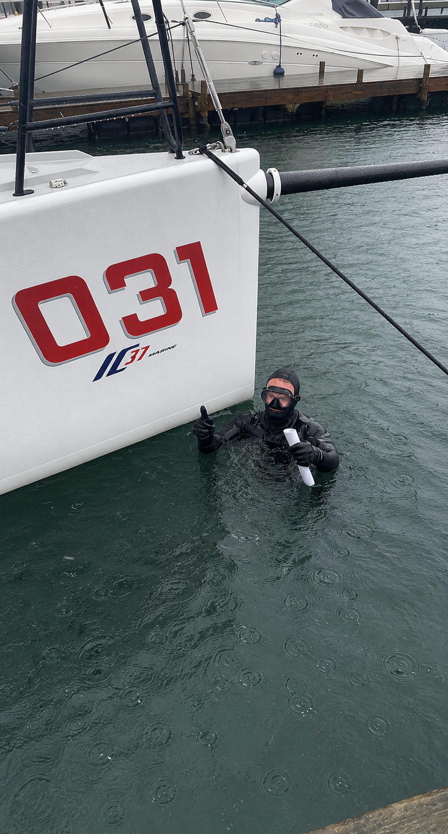 Professional yacht hull cleaning service in Quincy, MA