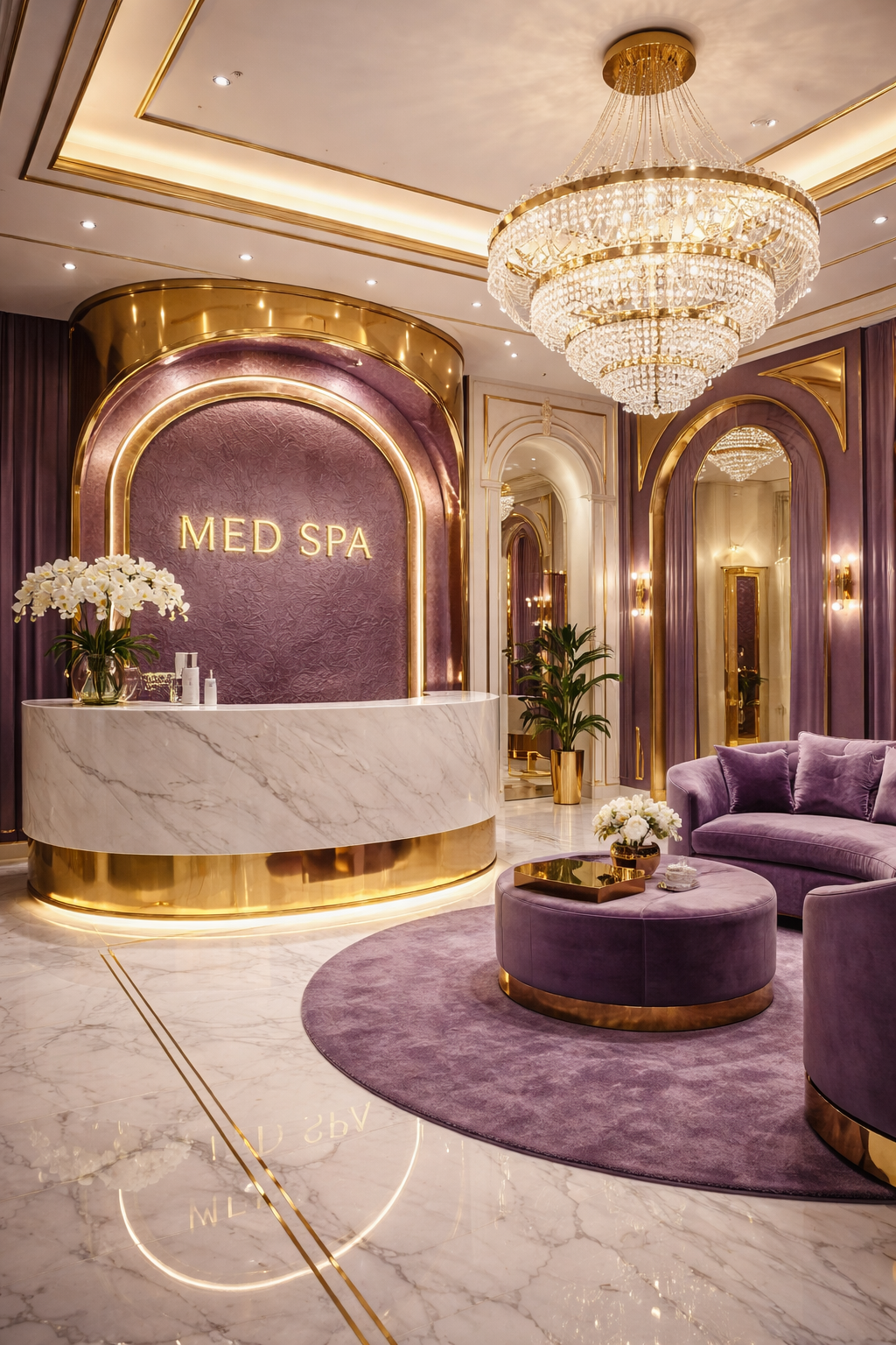 Luxurious MedSpa Reception