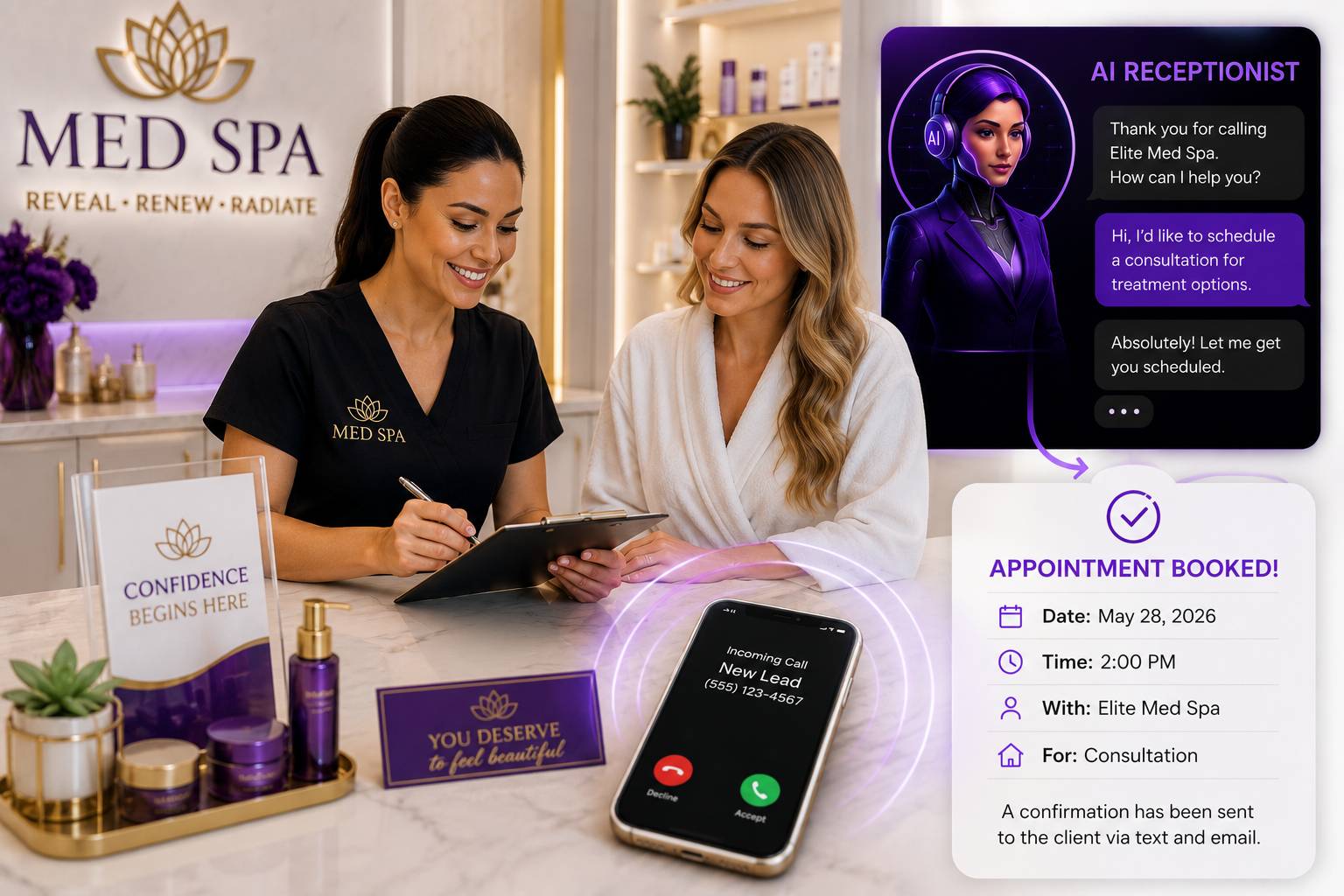 Elite Med Spa AI Assistant