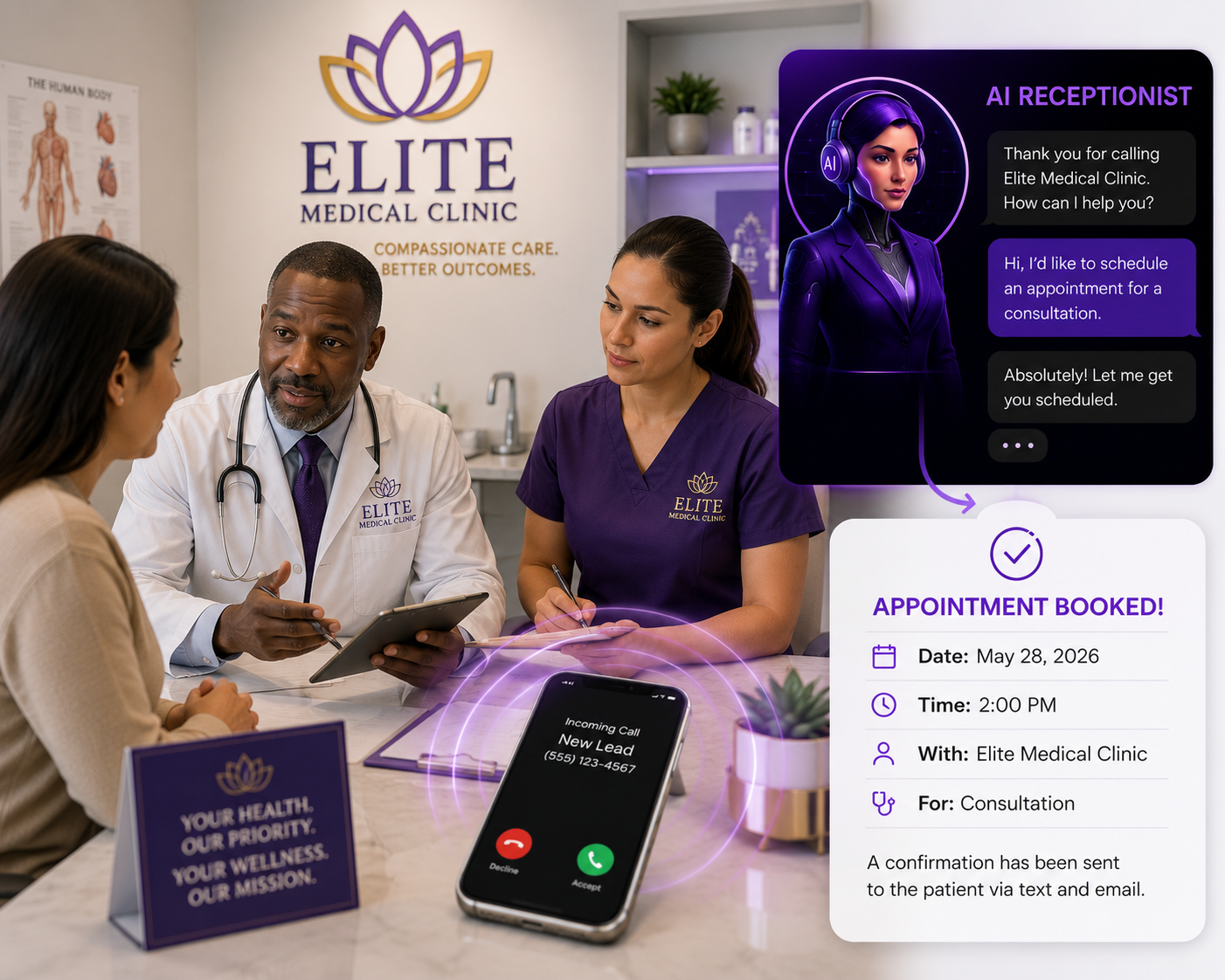 Elite Medical Clinic AI Assistant