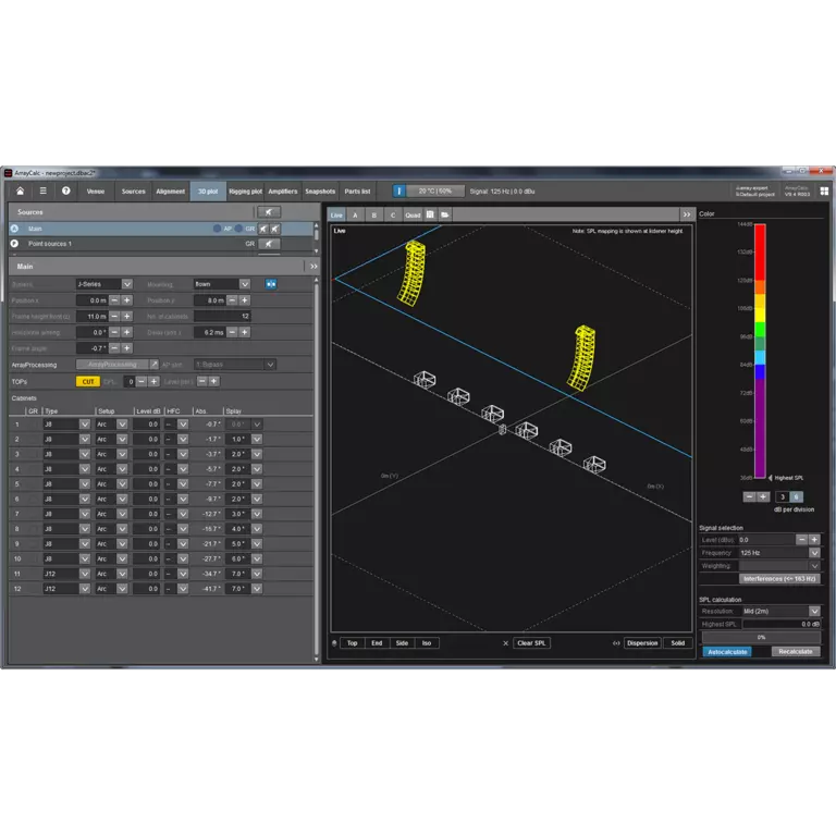 Muestra de ArrayCalc