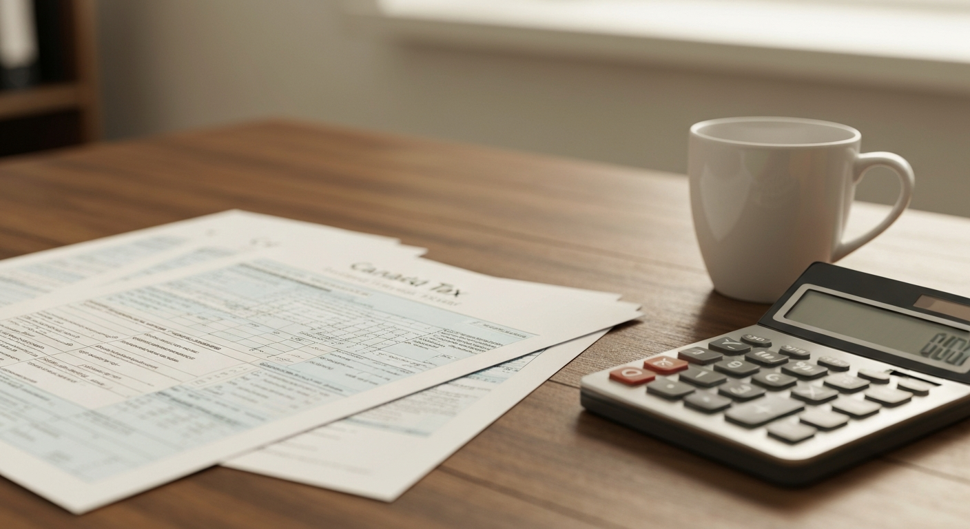 T.U.A accountant preparing a Canadian tax return on behalf of a client