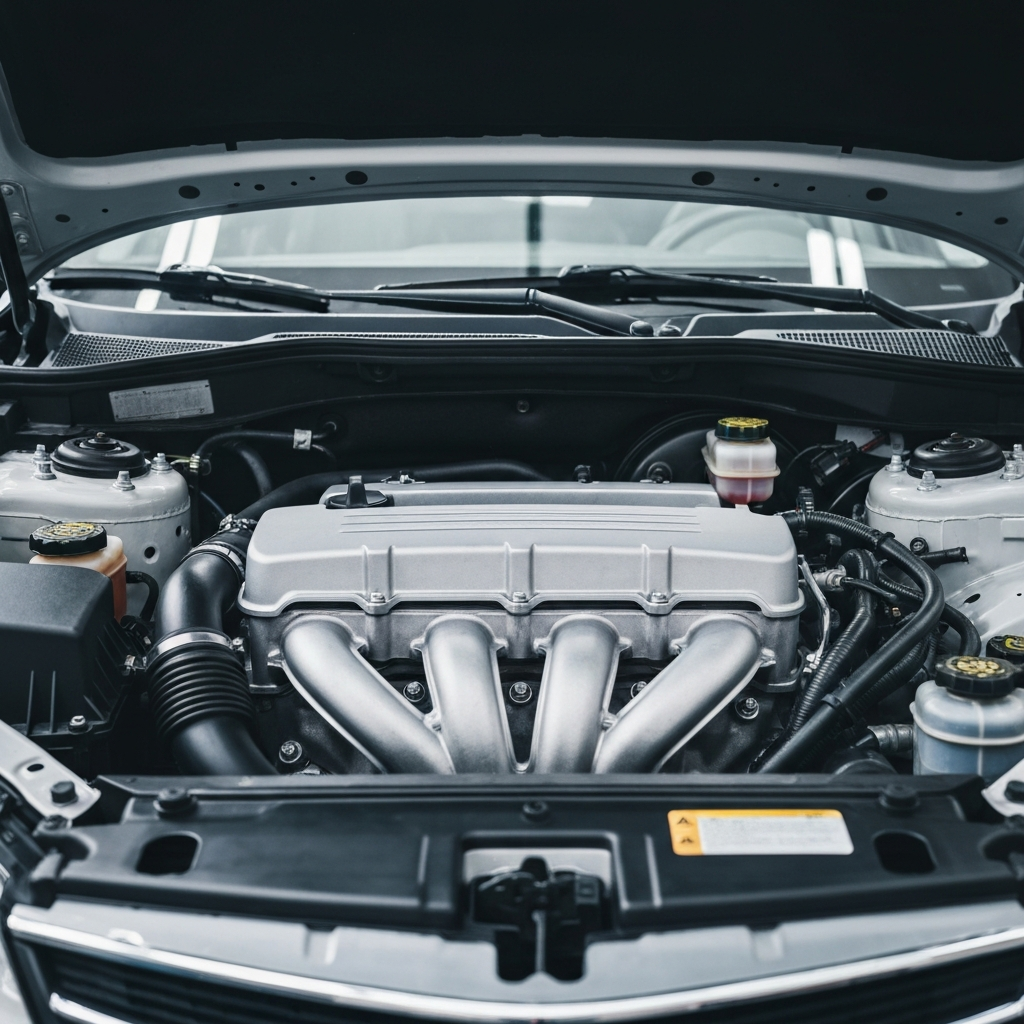 Clean engine bay after full service