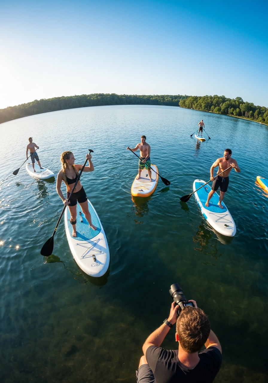 SUP Lessons on the water