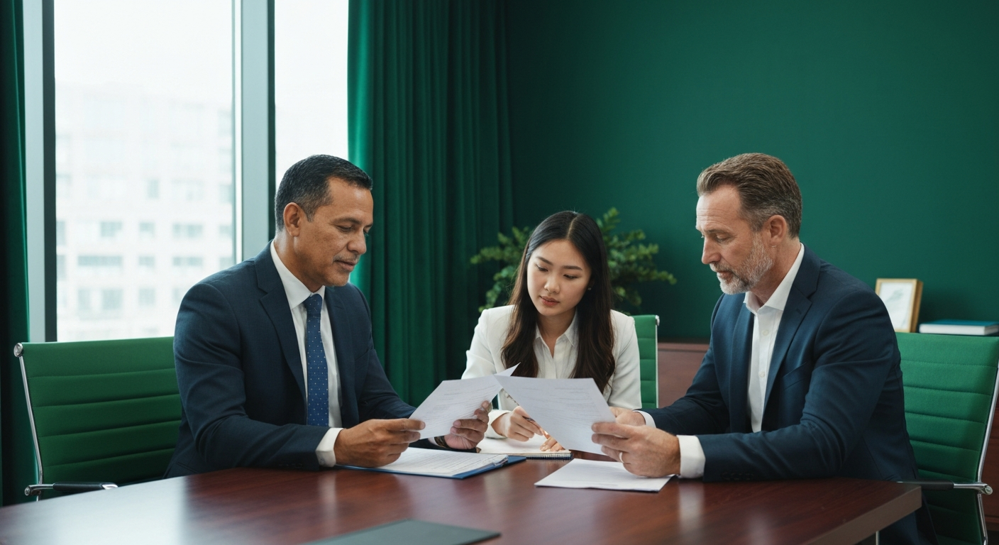 Our team reviewing deals