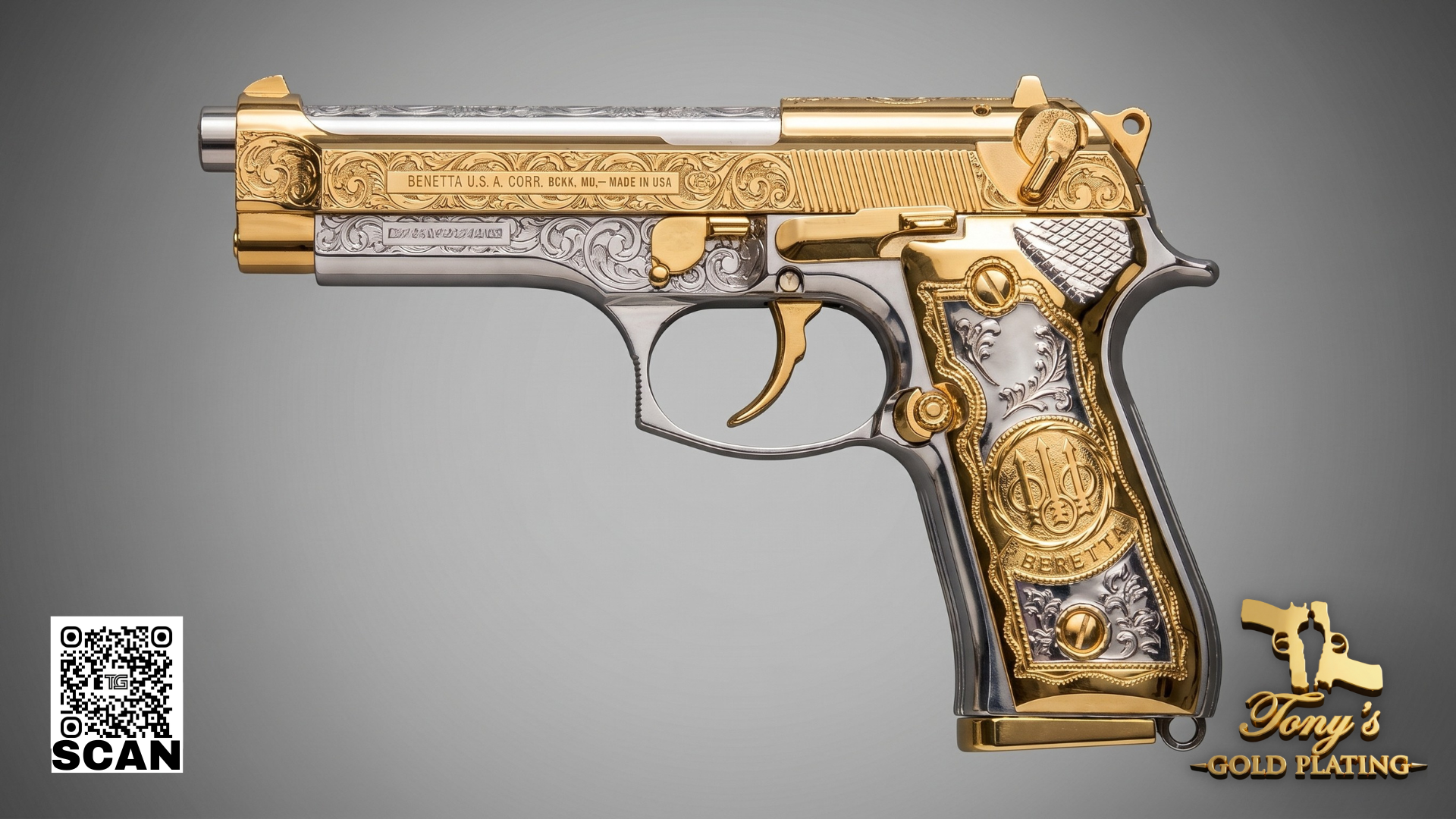 Custom Engraved Beretta