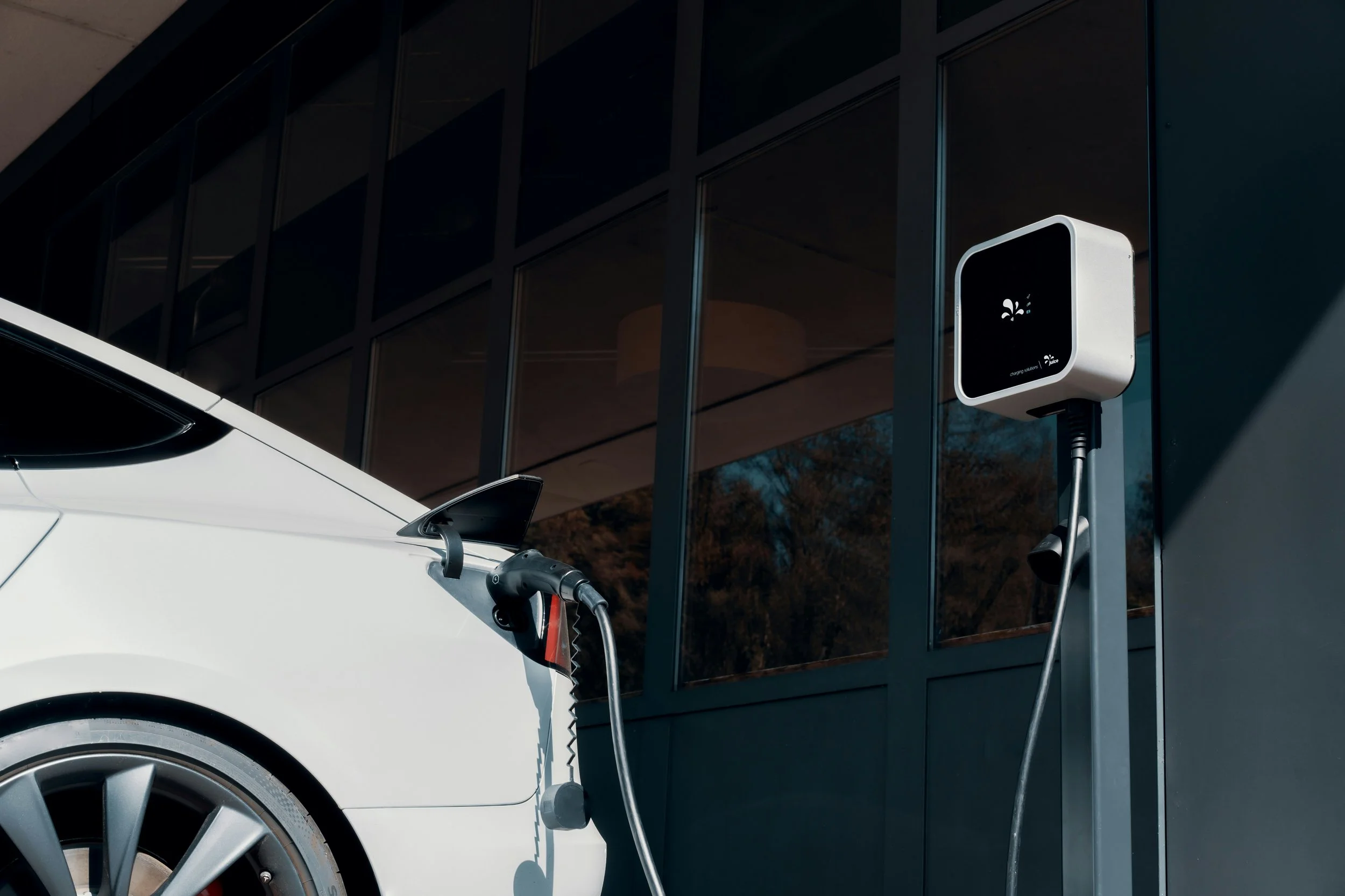 GEV EV charging installation on a commercial property