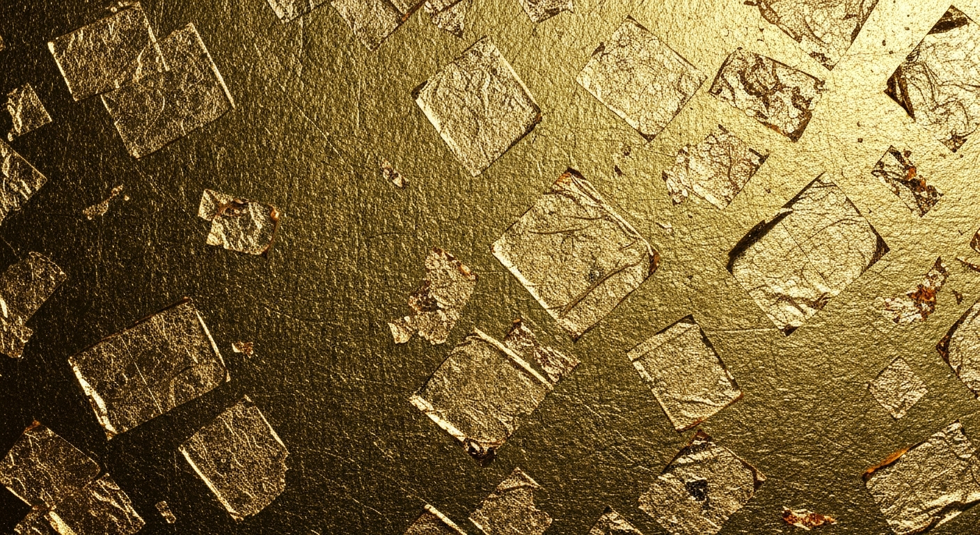 Gilded texture