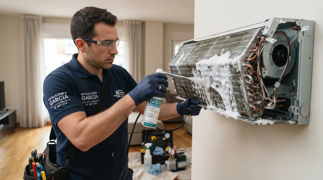 Desinfección de aire acondicionado: elimina bacterias y malos olores en Marbella