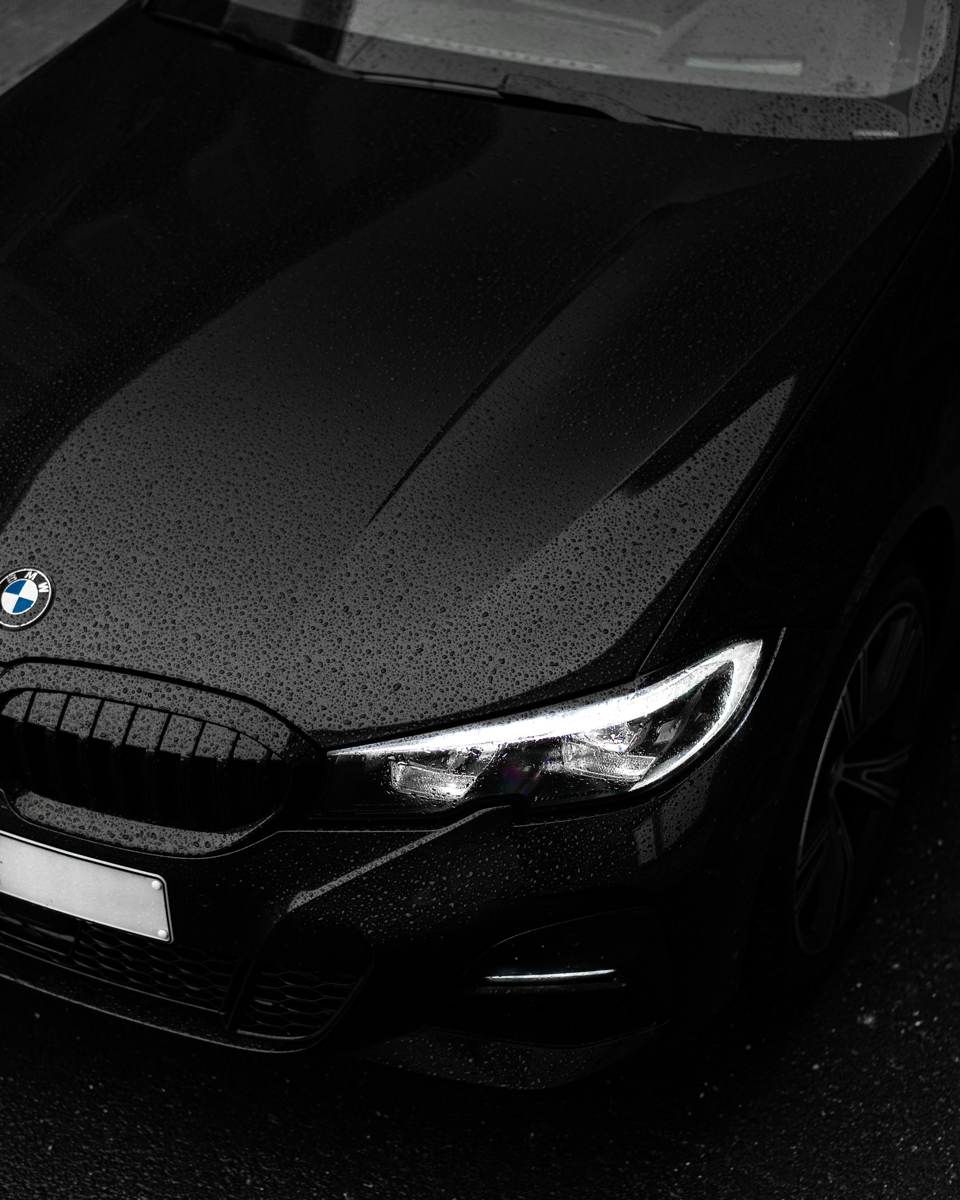 Black car background