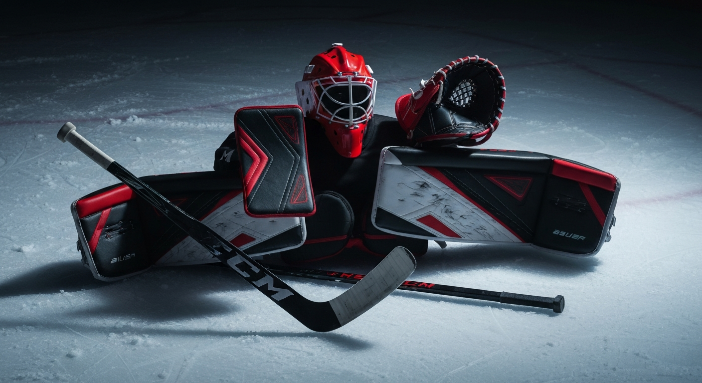Goalie Gear Background