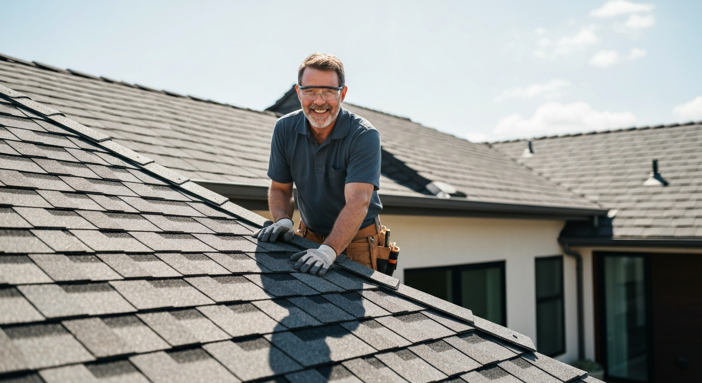 Professional roof inspection in Shorewood