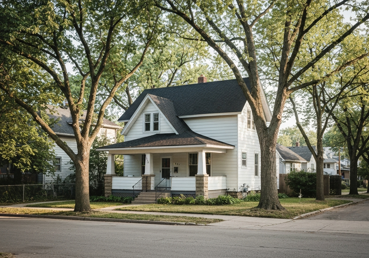 Traditional Minneapolis bungalow home