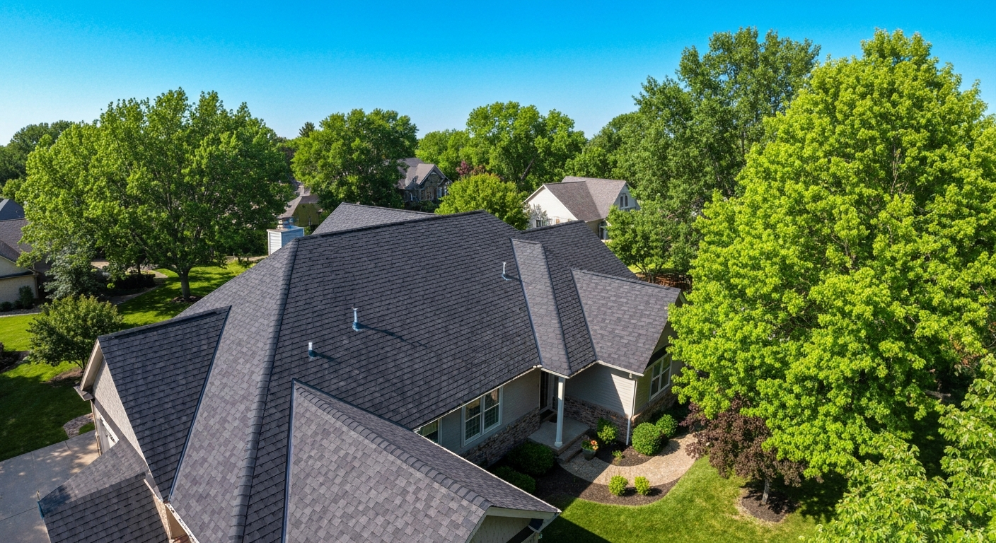 Roofing project in Woodbury