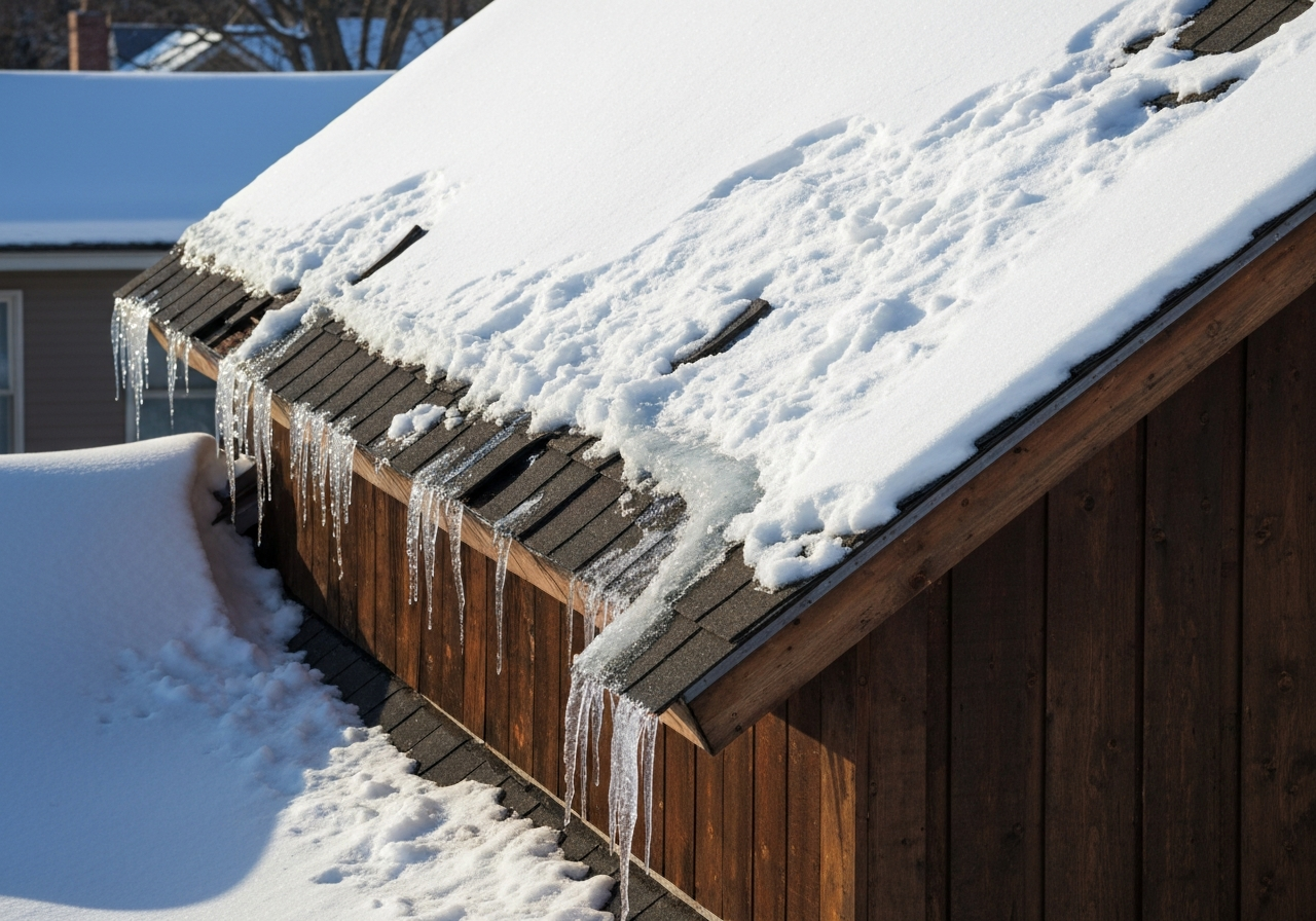 Winter Ice Dam Inspection