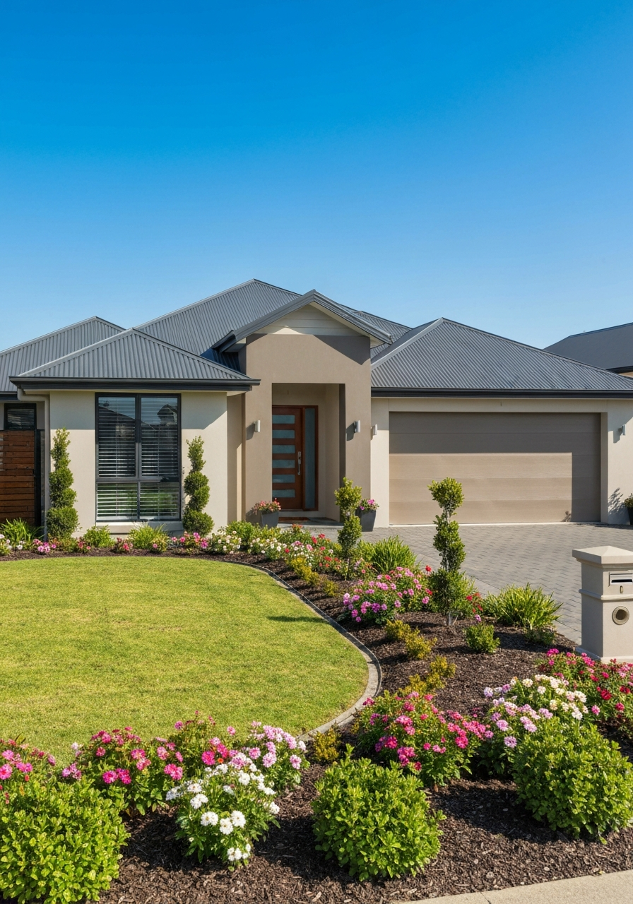 Premium suburban home exterior