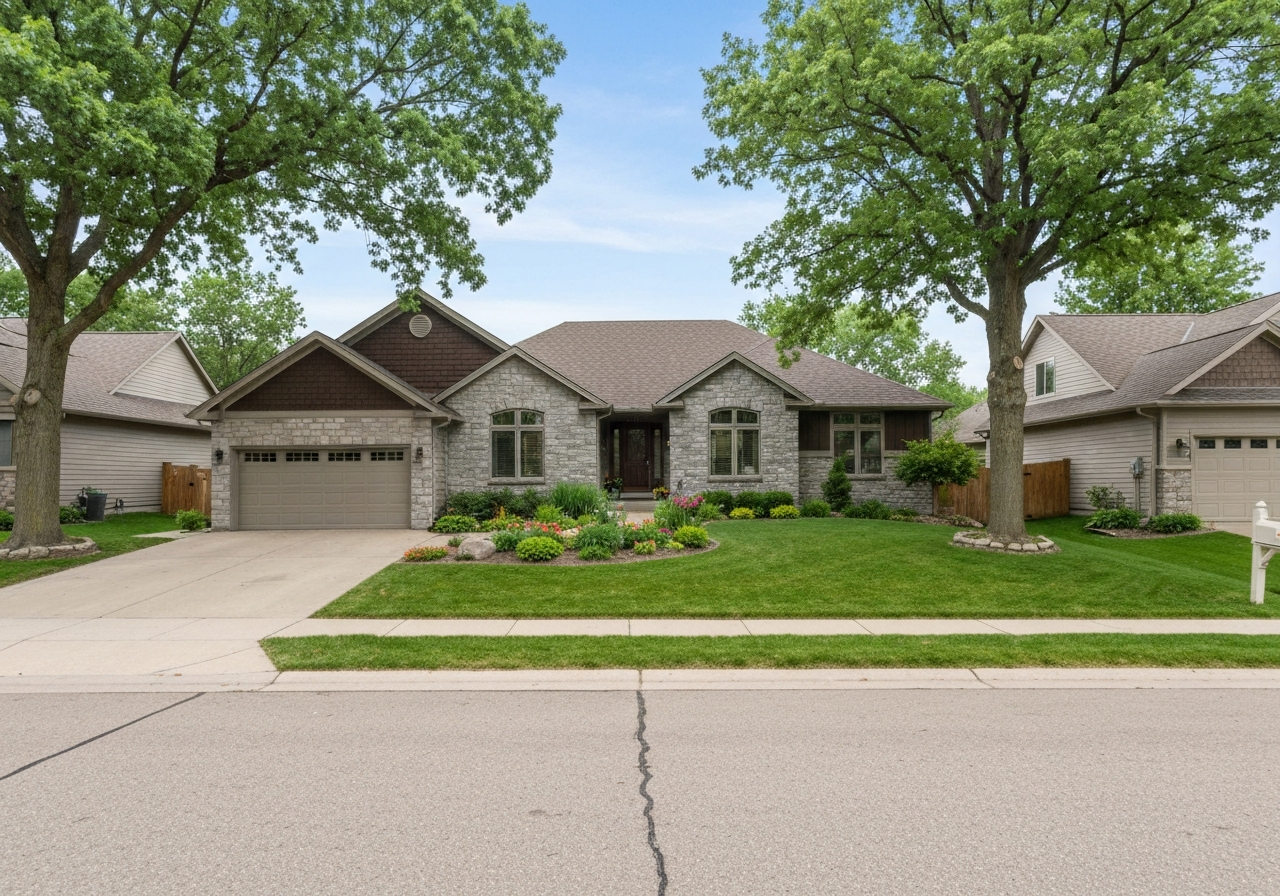 Woodbury home with a new roof