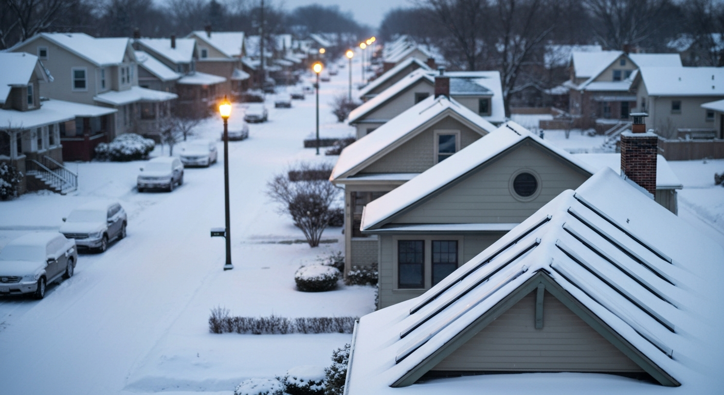 Minneapolis winter scene