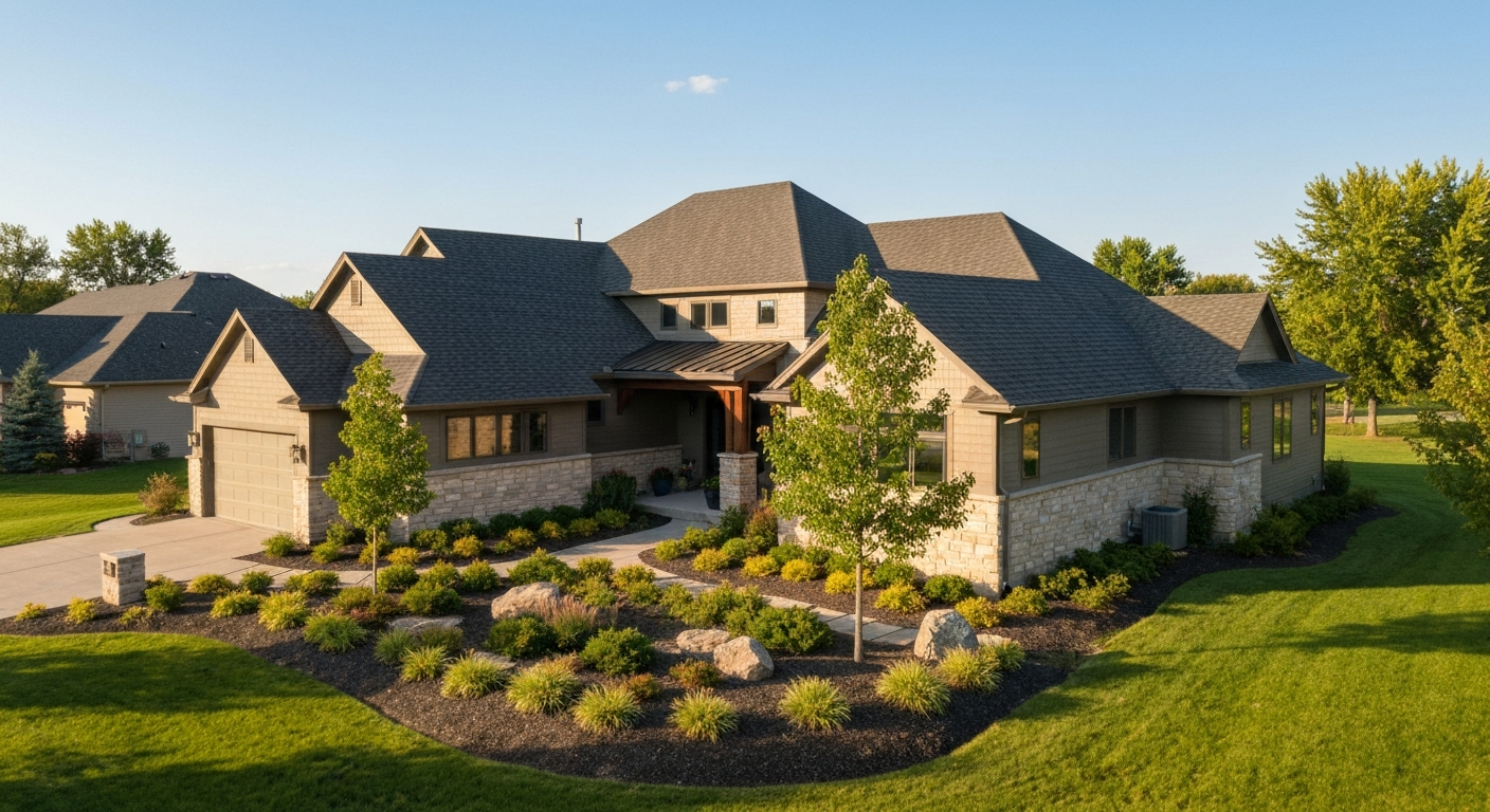 Beautifully roofed home in Bloomington