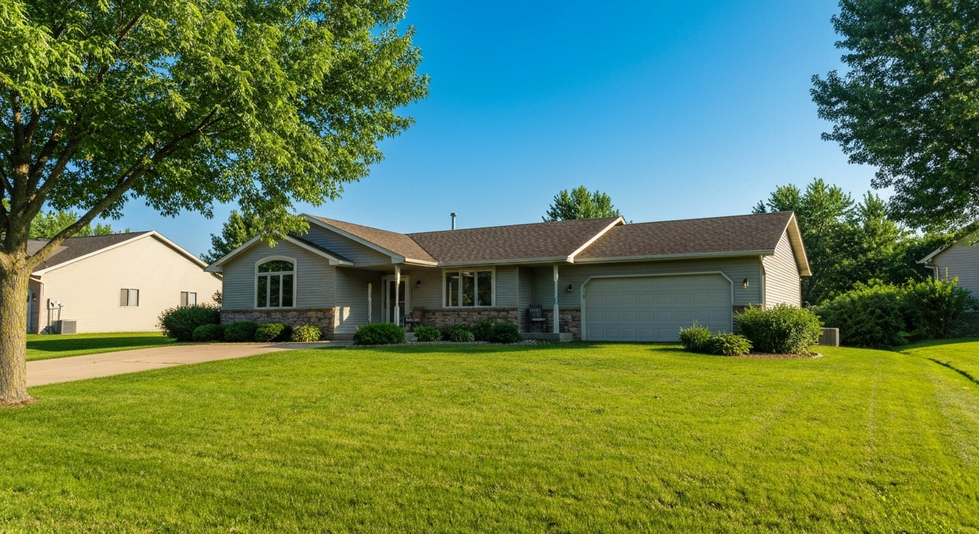 Beautiful Minnesota residential home with a new roof