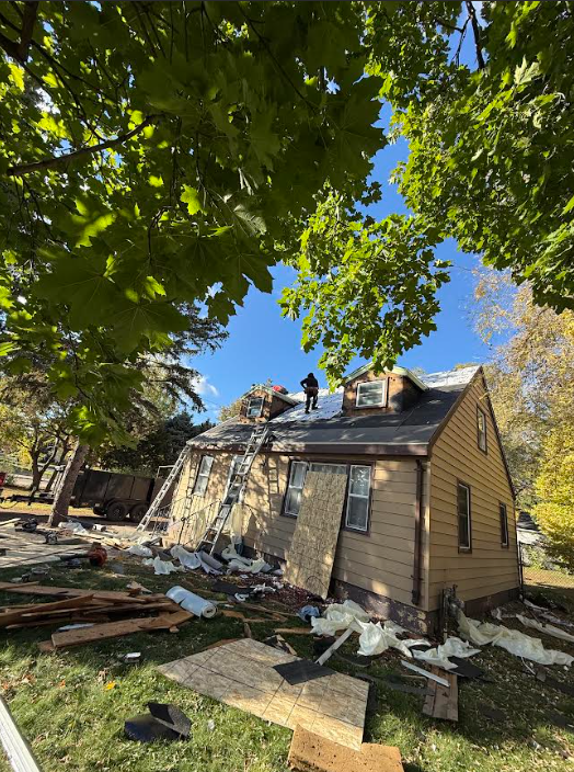 Project progress on a Fridley home