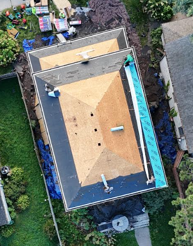 Active roof installation in Columbia Heights