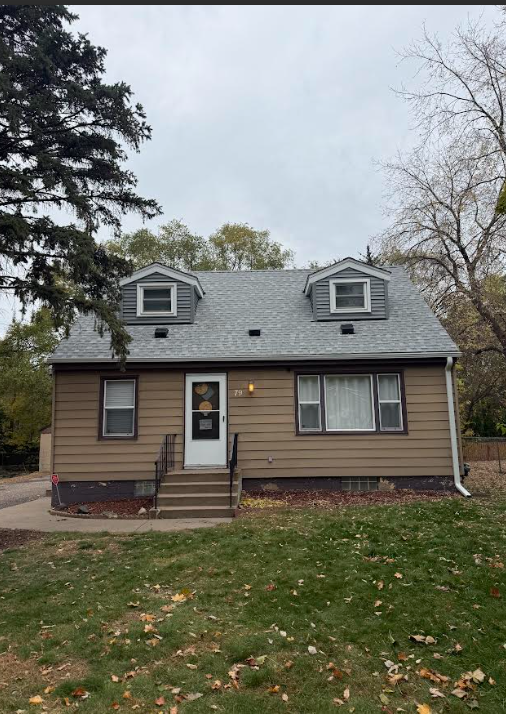 Completed roofing project in Fridley