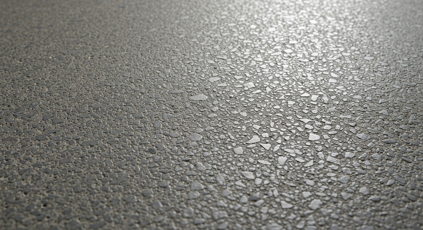 Flake texture close-up