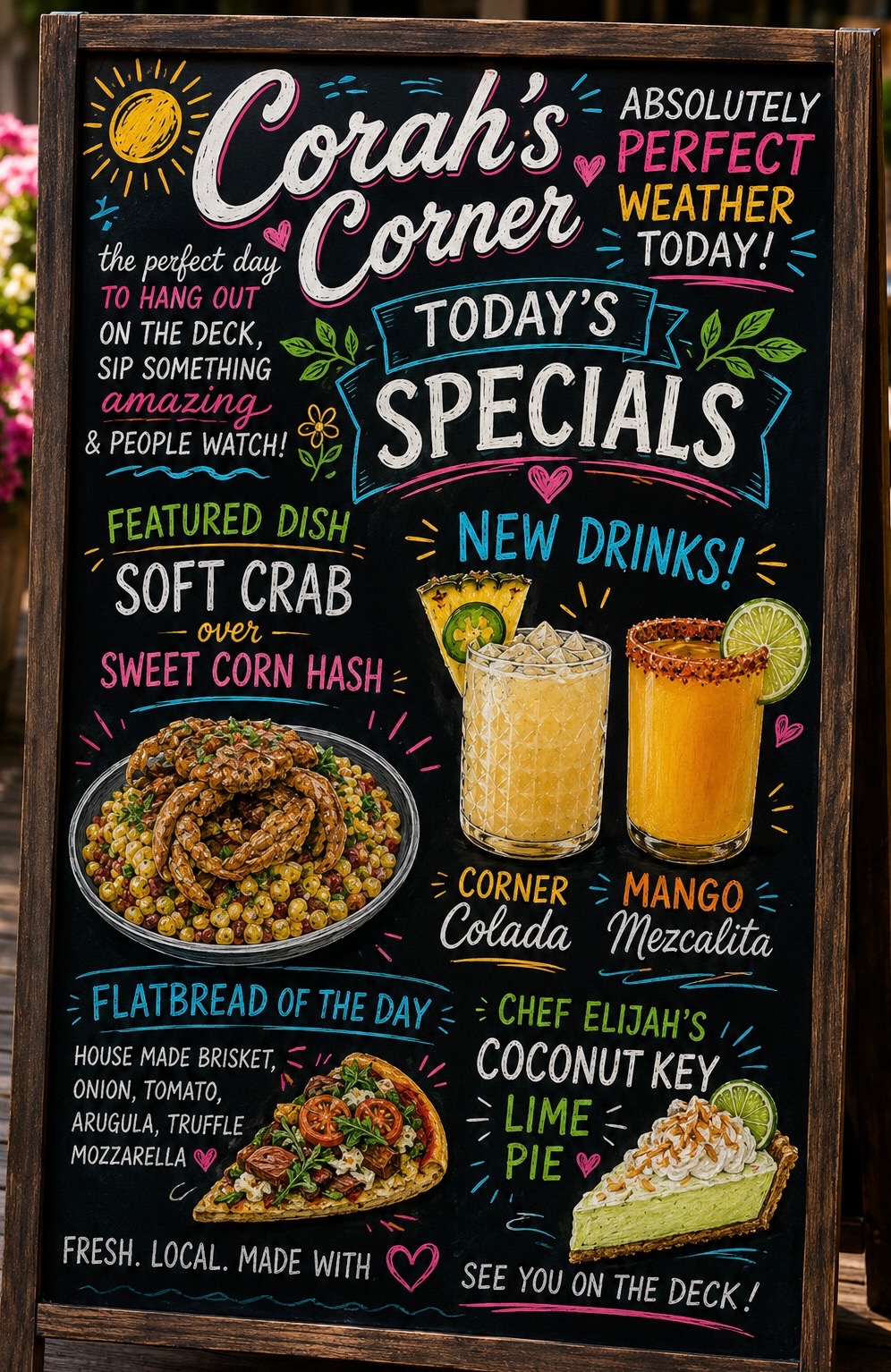 Today's Specials Chalkboard