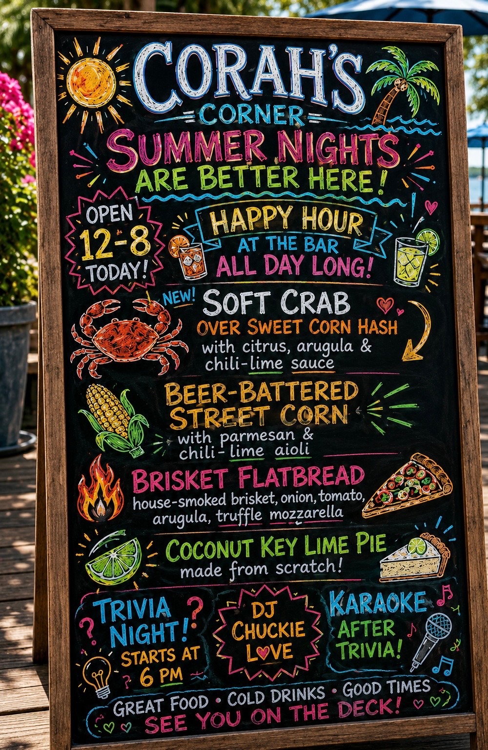 Today's Specials Chalkboard
