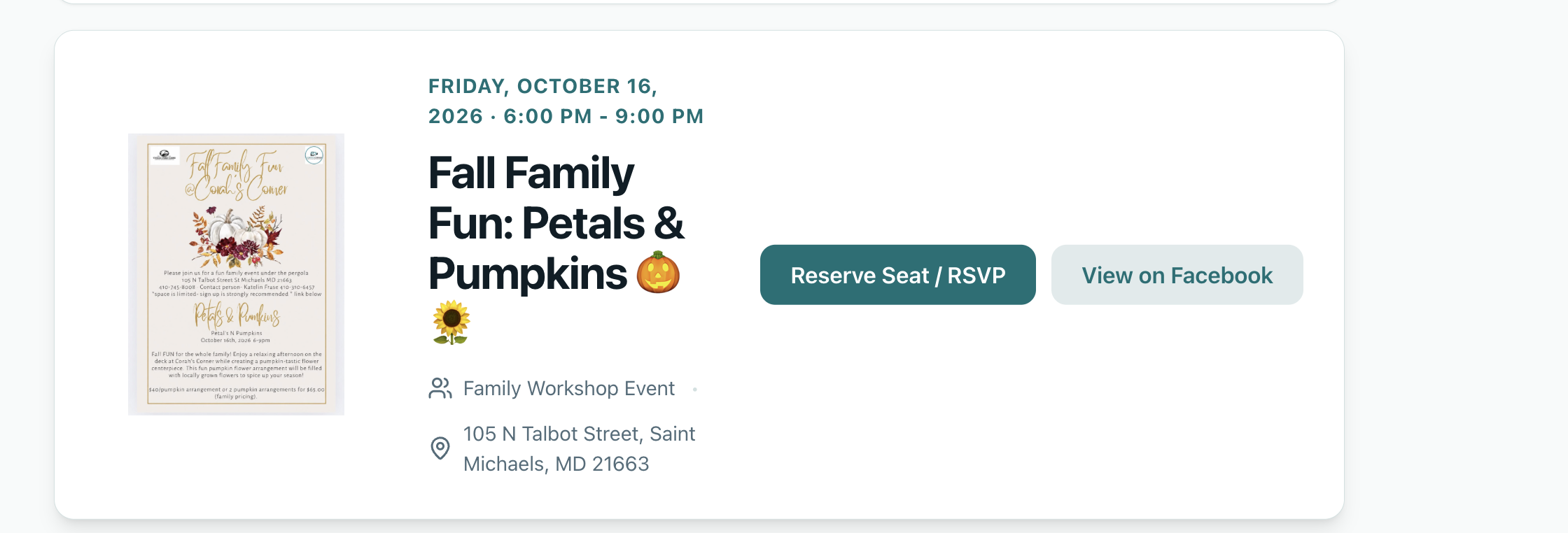 Fall Family Fun: Petals & Pumpkins ππ»