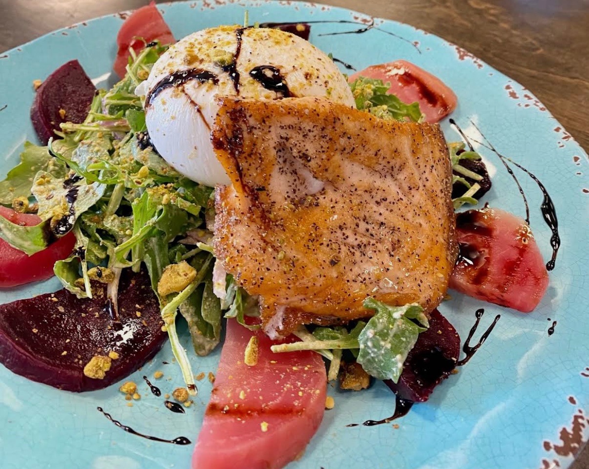 Burrata and Salmon Plate