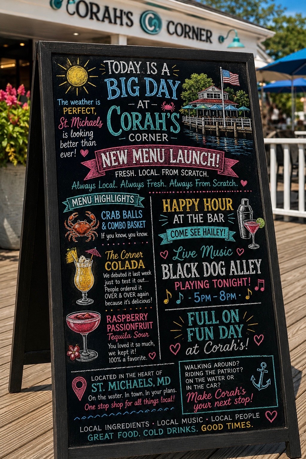 Today's Specials Chalkboard