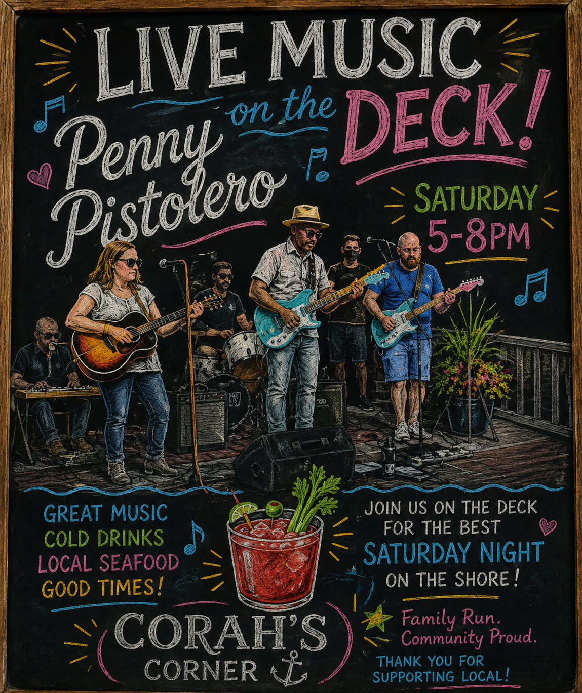 Penny Pistolero Live on the Deck πΆπΈ