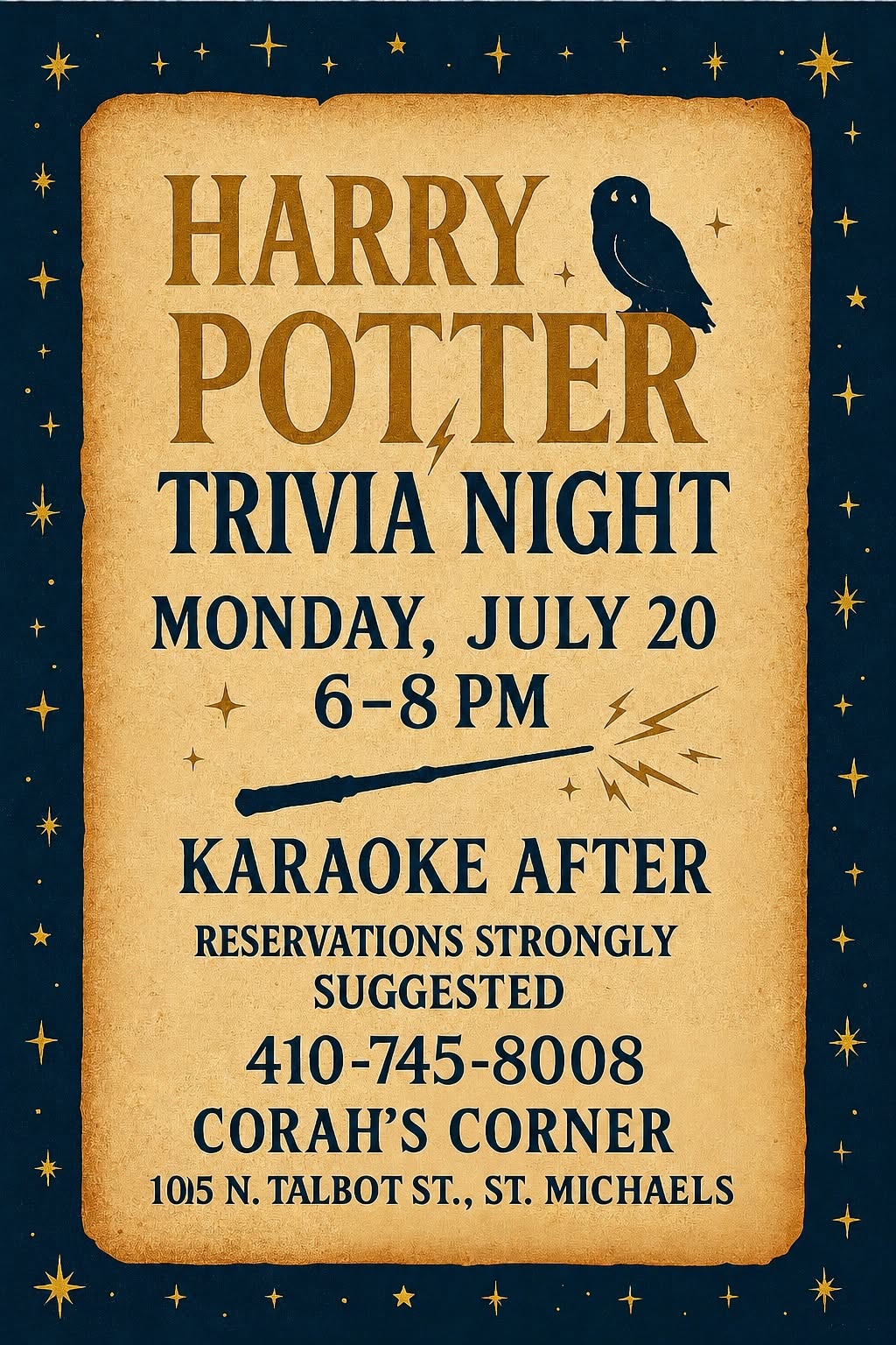 Harry Potter Trivia Night 🪄🧙