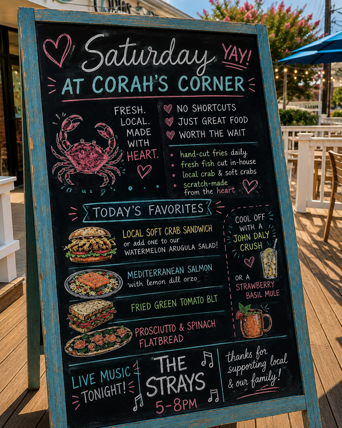 Today's Specials Chalkboard