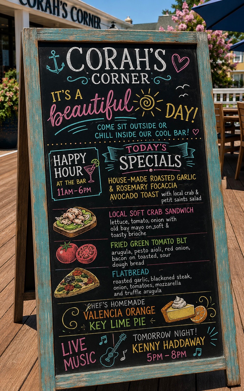 Today's Specials Chalkboard