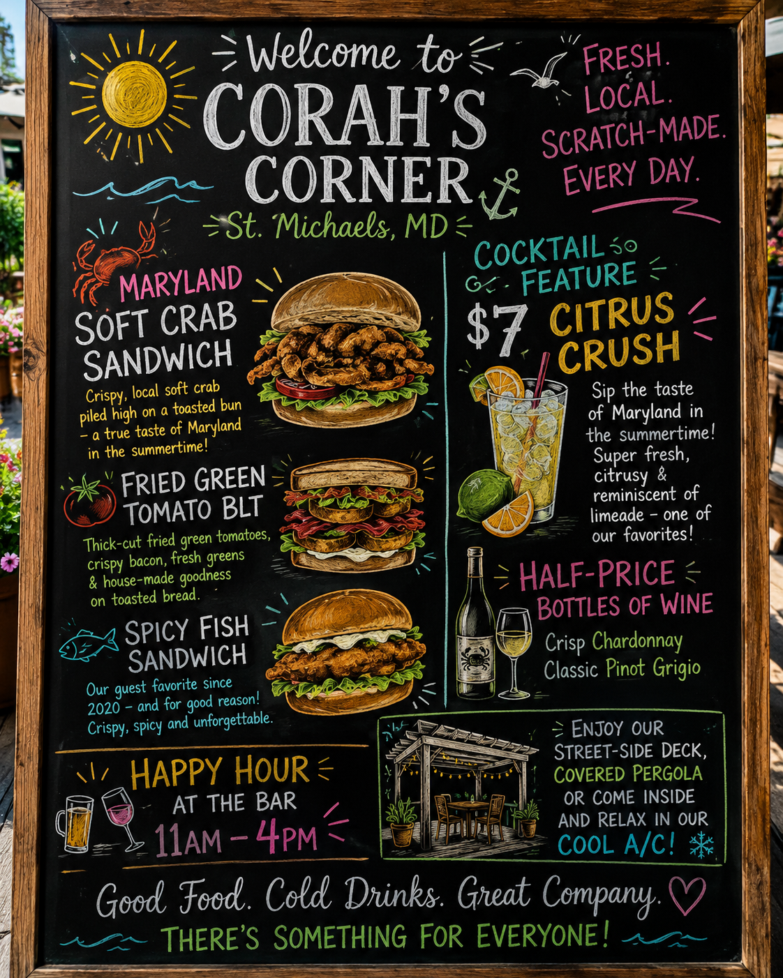 Today's Specials Chalkboard