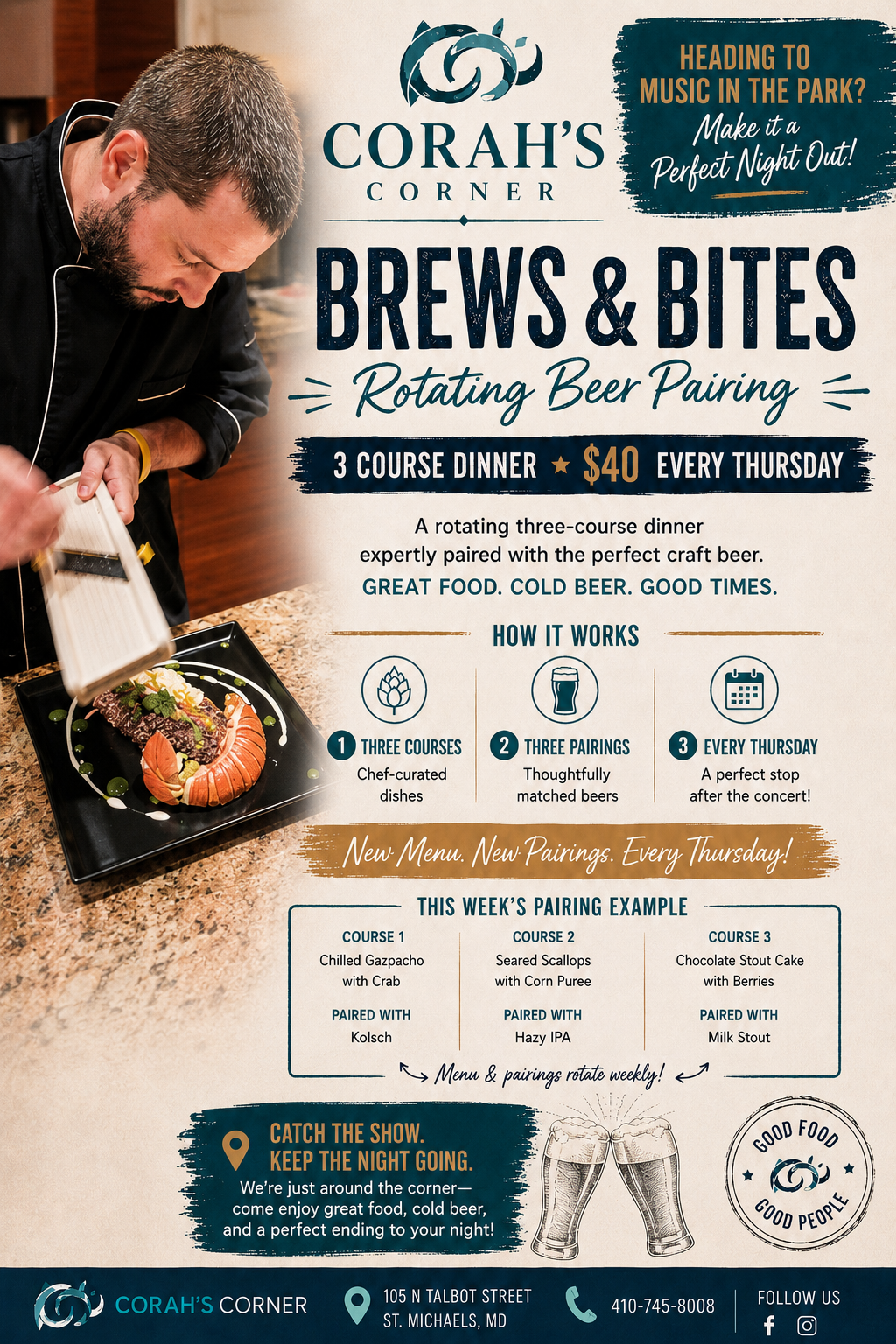 Brews and Bites Flyer
