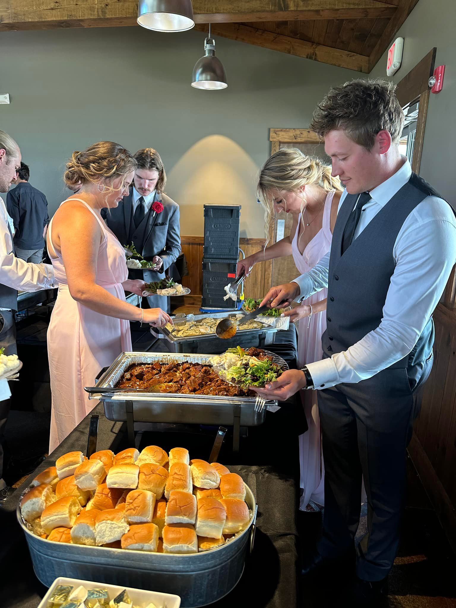 ChefauChef Catering spread for weddings and events in Lincoln NE