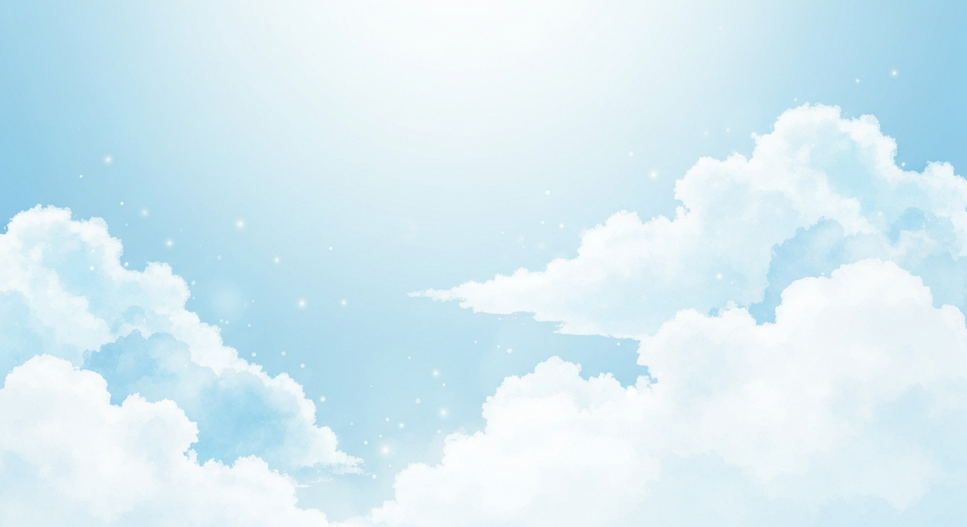 Dreamy Celestial Cloud Background