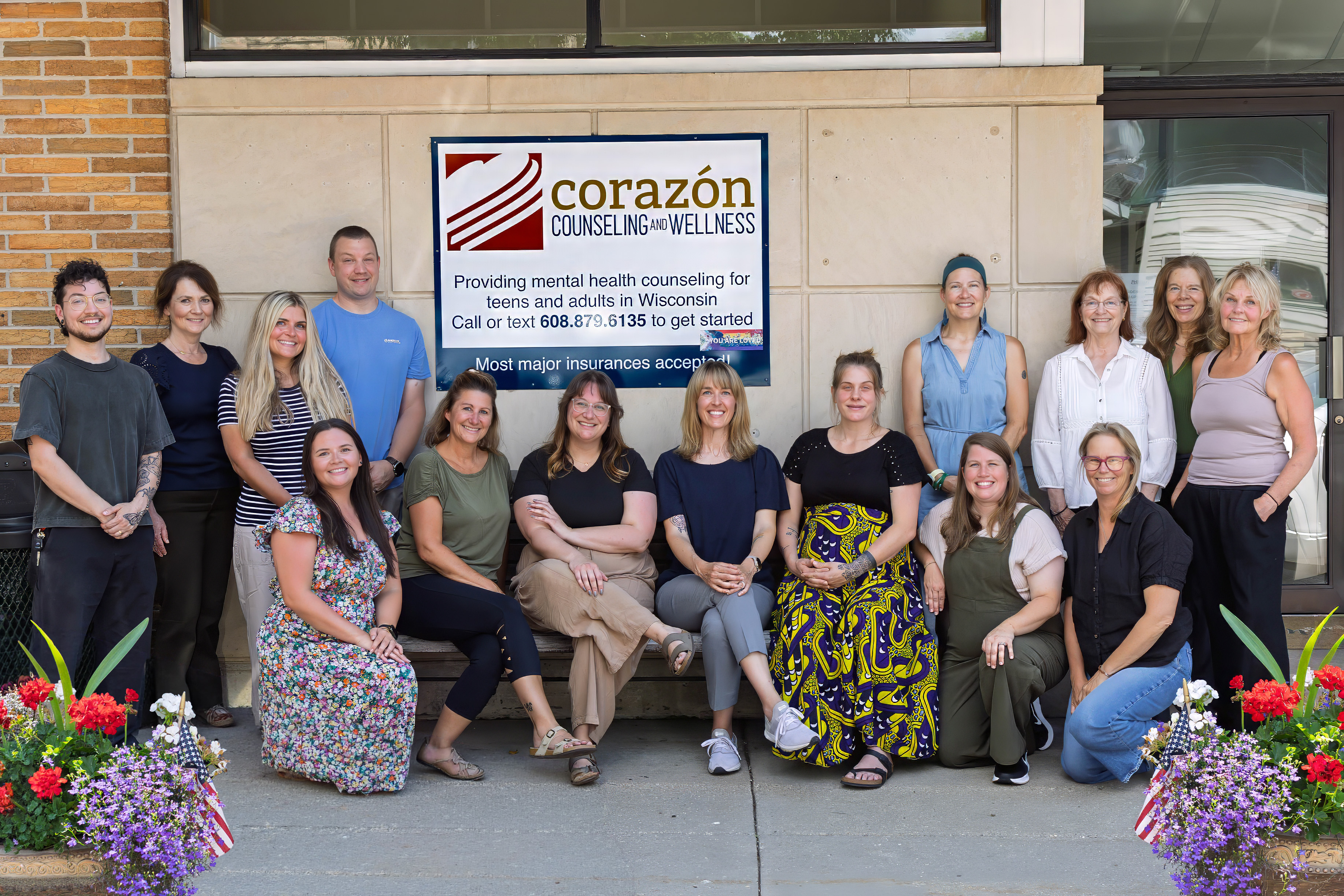 Full team of therapists at Corazon Counseling and Wellness