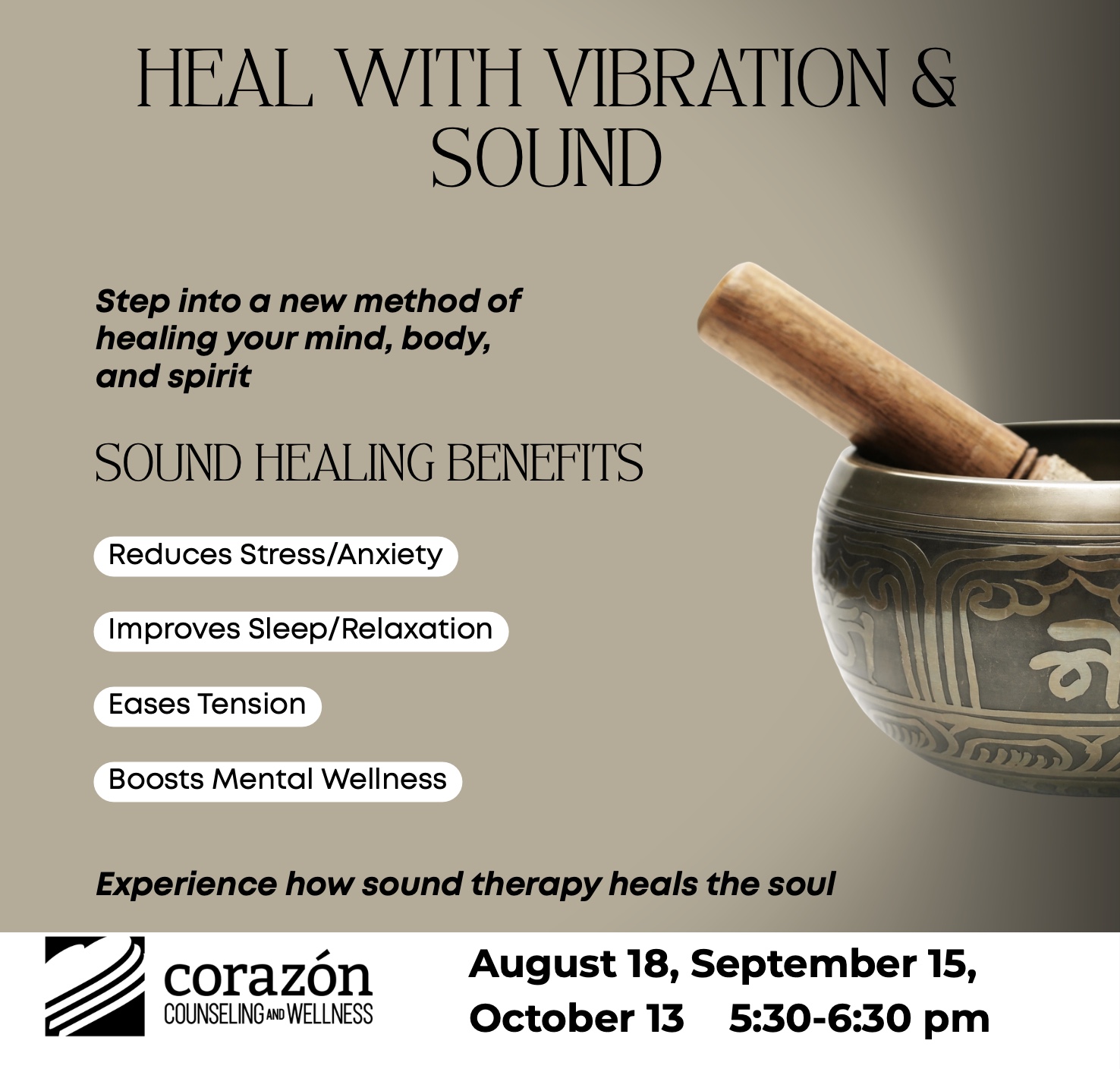 Heal with Vibration & Sound